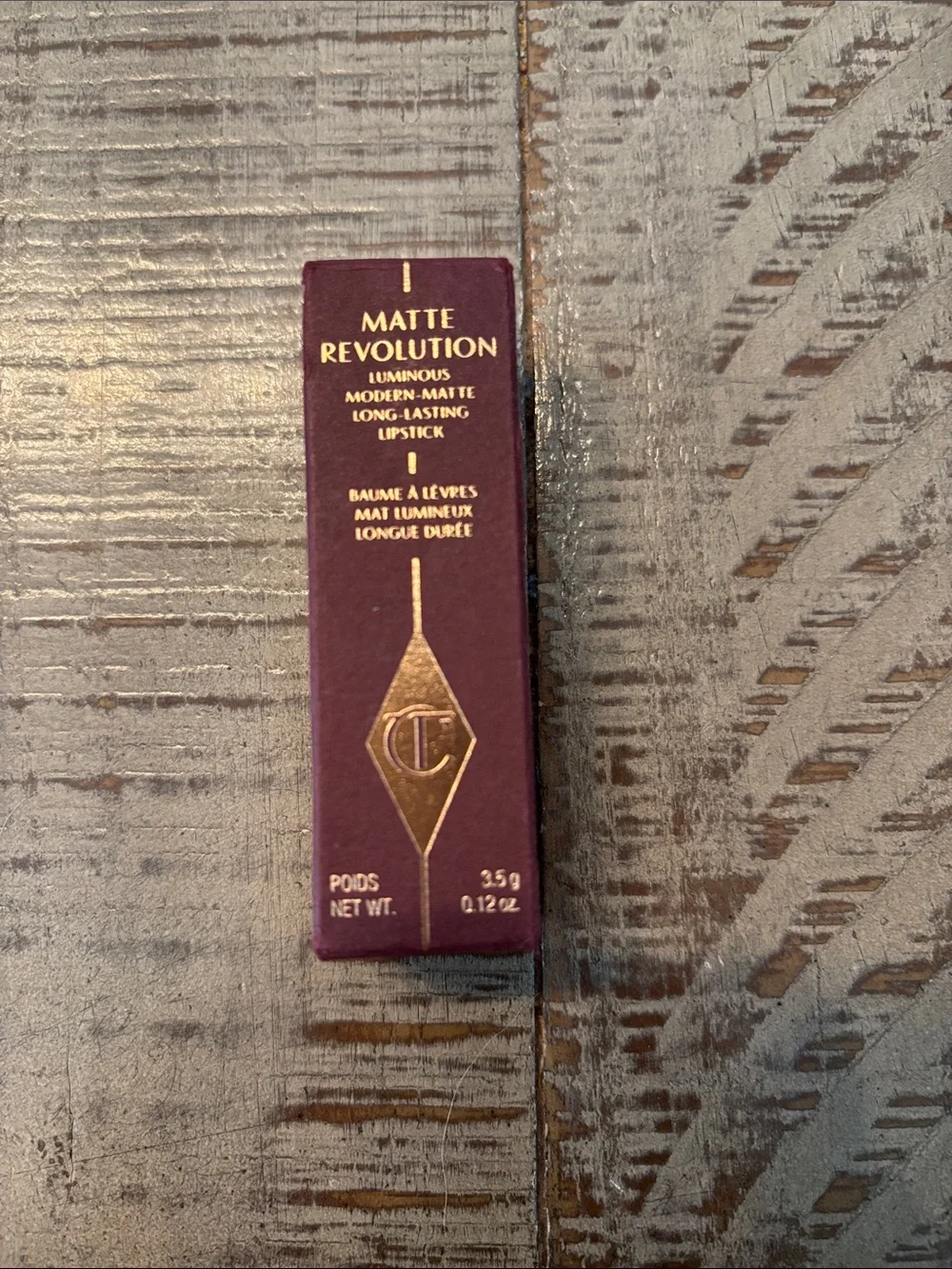New Charlotte Tilbury Matte Revolution Lipstick in Love Liberty (Berry Red)
